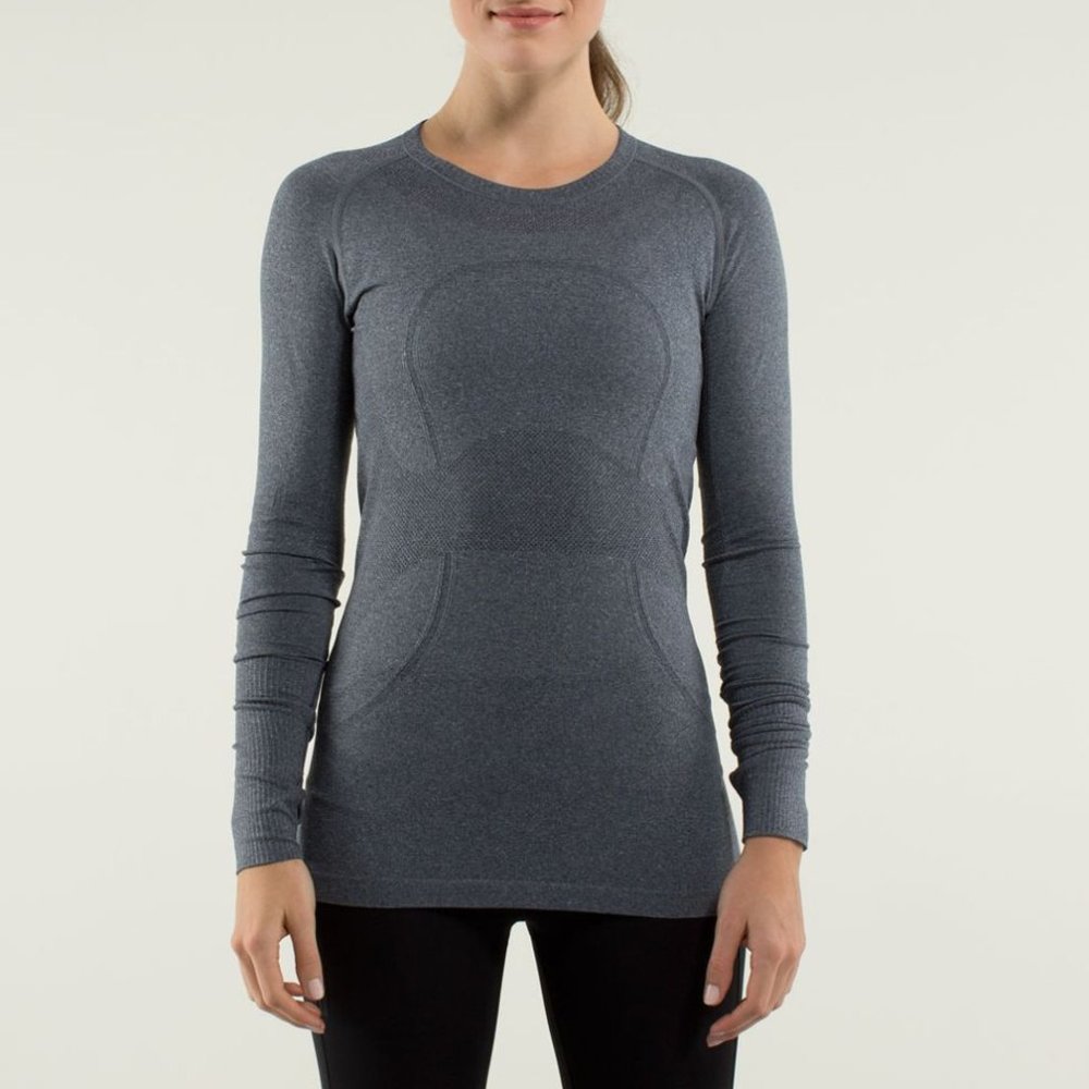 Lululemon Swiftly LS - Heathered Inkwell 6